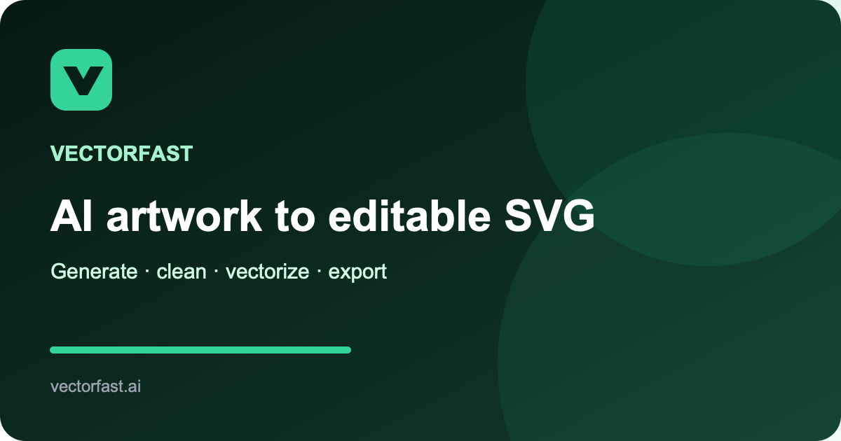 Fast. I've Vector AI Image to SVG Production Workflow | Vector Fast AI